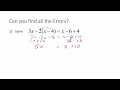 Solving Equations and Combining Like Terms