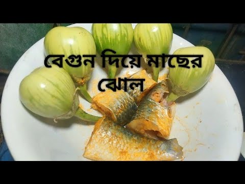 মাছ দিয়ে বেগুনের ঝোল | বেগুনের মাছ দিয়ে মজার রেসিপি | বেগুনের রেসিপি | মাছের রেসিপি