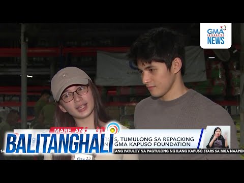 Ilang Sparkle Artists, tumulong sa repacking ng relief goods ng GMA Kapuso Foundation