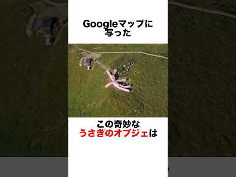 Google Earthがとらえた巨大うさぎ🐇 #都市伝説 #雑学