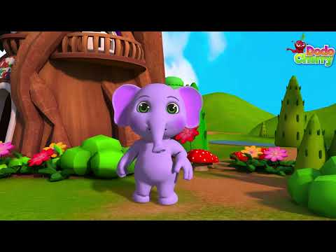 Ek Mota Hathi Jhum Ke Chala 🐘 | Funny Jungle Adventure | मोटा हाथी जाल में फंसा | Kids Hindi Cartoon