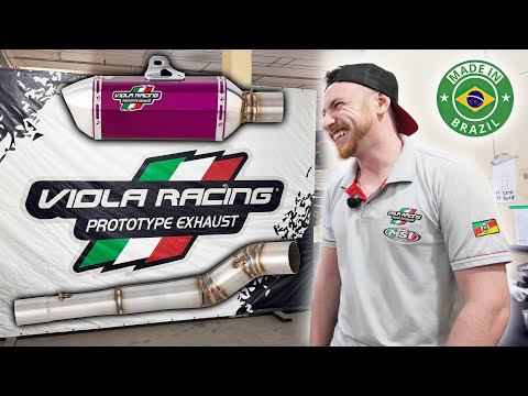 Touring a HANDMADE Motorcycle Racing Exhaust Factory in Brazil🇧🇷