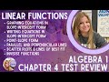 Linear Equations and Functions Concepts