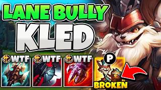 THE MOST ABSURD LANE BULLY?! REWORKED KLED IS ACTUALLY UNBEATABLE! - League of Legends