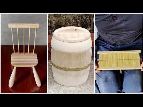 Bamboo Crafts - Awesome bamboo craft making - How to make wonderful crafts from bamboo@EATINGMUKBANG43