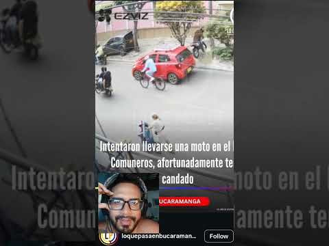 Robo de moto frustrado gracias a esto