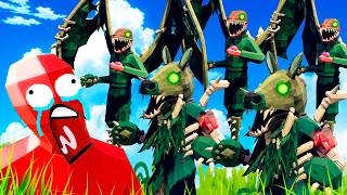 LOS PARASITOS INVADEN EL MUNDO | TOTALLY ACCURATE BATTLE SIMULATOR
