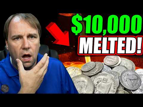 Coin Shop Owner MELTS $10,000 in Junk Silver... THIS is Why!