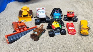 Lightning Mcqueen Toys : McQueen, Jackson Storm, Cruz Ramirez, Tow Mater, Doc Hudson, Mack, Ramone