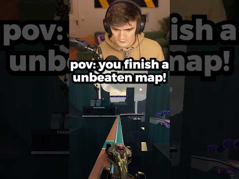 POV: 1st player in the world to finish this unbeaten map! π€―