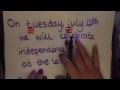 Capitalization Rules for Days, Months, and Holidays