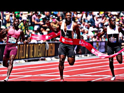 This is what happens when the TOP FASTEST 💨 Men CLASHED in 100m at Eugene Diamond League