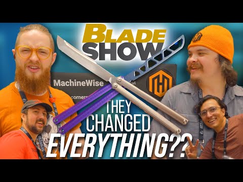 This Balisong Company Made a FOLDER Knife?? - MachineWise at Blade Show 2024!