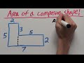 Composite Shapes and Area Calculation