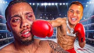 FIGHTING BABY GRONK IN A BOXING MATCH...