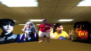 Wednesday,Enid,skibiri dop dop yes yes,Mr Beast,Obunga Nexbot in the Backrooms Gmod