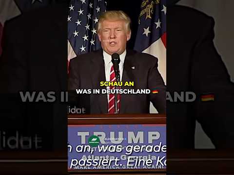 Donald Trump über Deutschland! 🇩🇪😳 #deutschland