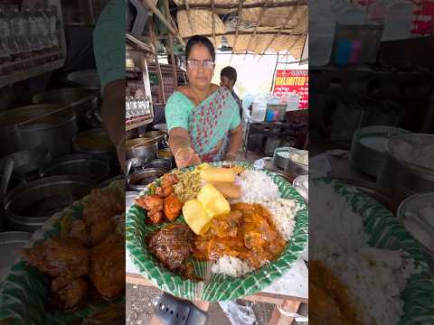 हैदराबाद की फेमस मांसाहारी थाली Only₹250 में 😱#trendingreels