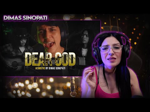 DIMAS SENOPATI - Avenged Sevenfold Dear God Acoustic Cover| Intérprete de teatro musical | REACTION