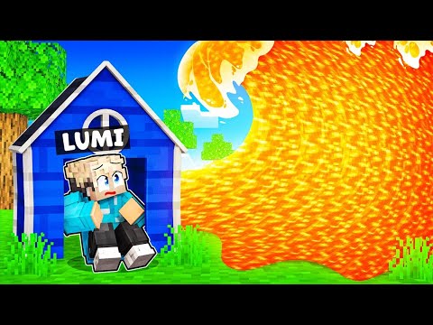 SICHERSTES HAUS vs RIESEN LAVA TSUNAMI, WASSER TSUNAMI & TORNADOS! in Minecraft