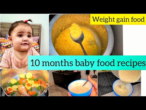 Baby Food Recipes For 10 Months | Weight Gain  Ideas For Babies|Meal Ideas For Babies