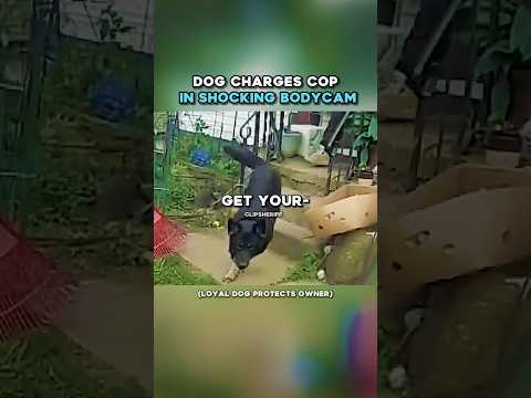 Dog CHARGES Cop On Bodycam