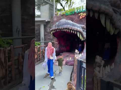 abil dan mama abil main kebun binatang #dinosaurus #dinosaur #gajah #wisata #animals #funny #faills