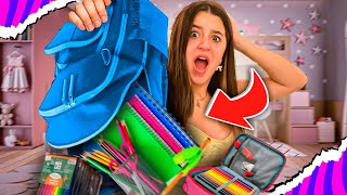 DESAFIO DO MATERIAL ESCOLAR EM 2 MINUTOS !