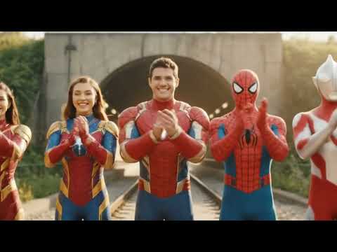 Train Superhero Avengers Ironman Hulk Thanos Spiderman Captaim Marvel Ultraman Thor