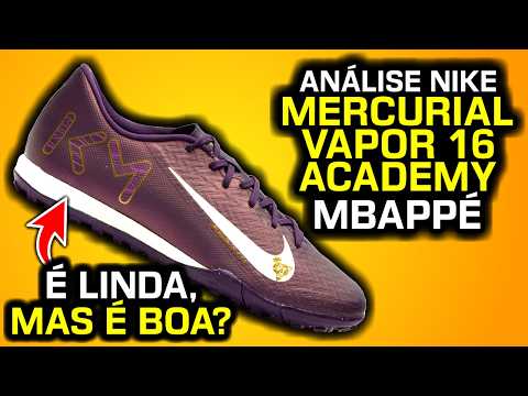 A chuteira do Mbappé ficou DIFERENTE? - Teste chuteira society Nike Mercurial Vapor 16 Academy TF
