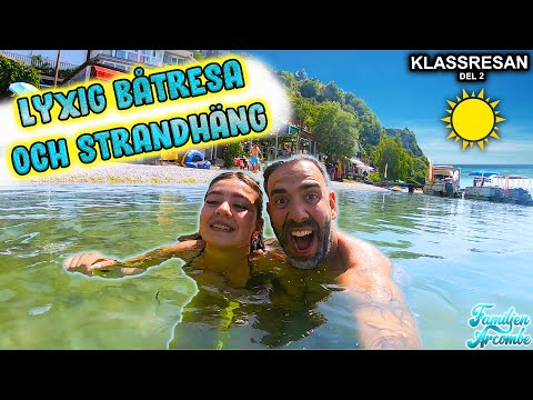 Lyxig båttur & lagunbad i Makedonien 🇲🇰 | Klassresan DEL 2 – Vlogg från Ohrid