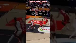 Team usa woman basketball destroy czechia #highlights #sports #shorts #trending #basketball #wnba