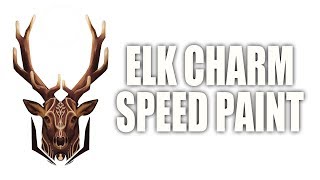 Elk Charm Speed Paint 2018