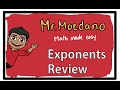 Exponent Rules and Simplification