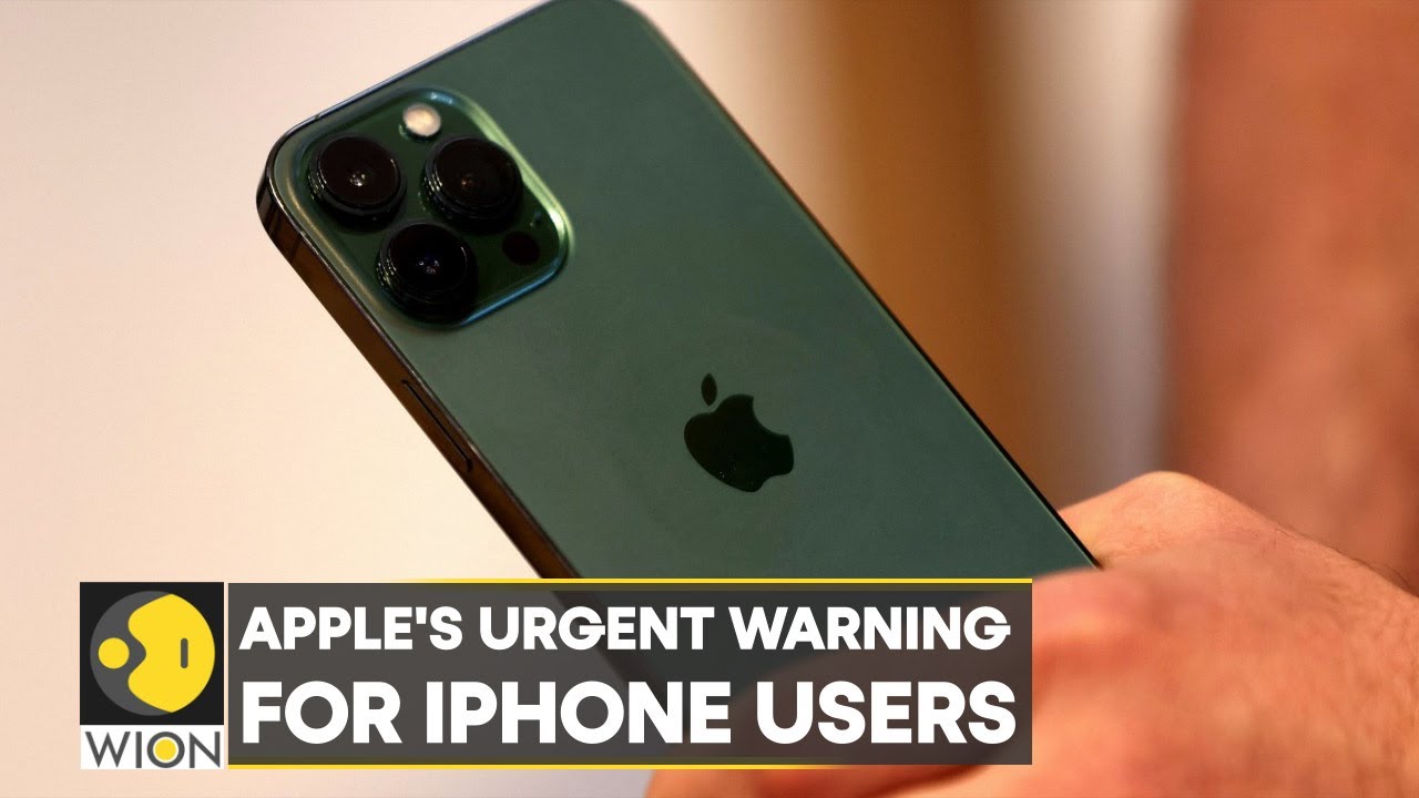 WION Fineprint: Apple asks its users to update the devices urgently | iPhone |
