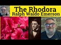 Understanding 'The Rhodora' Poem