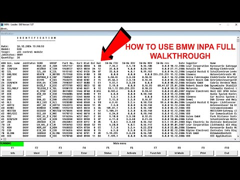 HOW TO USE BMW INPA FULL TUTORIAL & WALKTHROUGH!!