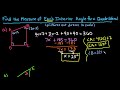 Angles in Quadrilaterals and Triangles
