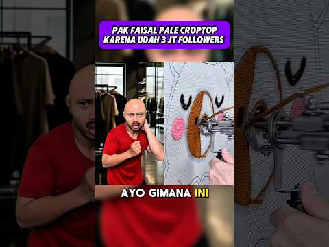 LUCU BANGET PAKE CROPTOP ‼️ #satisfying #asmr #fyp