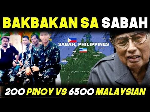 200 PILIPINO GAMIT ay ITAK LABAN sa 6,500  MALAYSIAN FORCES na may  FIGHTER JETS | SABAH STANDOFF