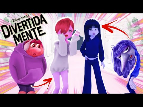 🤩OS PERSONAGENS de DIVERTIDA MENTE 2 INVADIRAM o DRESS TO IMPRESS