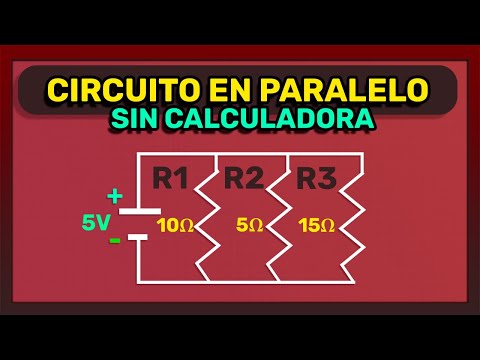 CIRCUITO EN PARALELO SIN CALCULADORA | RESISTENCIA TOTAL e INTENSIDAD DE CORRIENTE (Sin CALCULADORA)