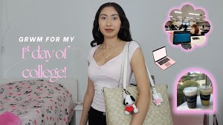 GRWM for my 1st Day of College!! 📚👜💖