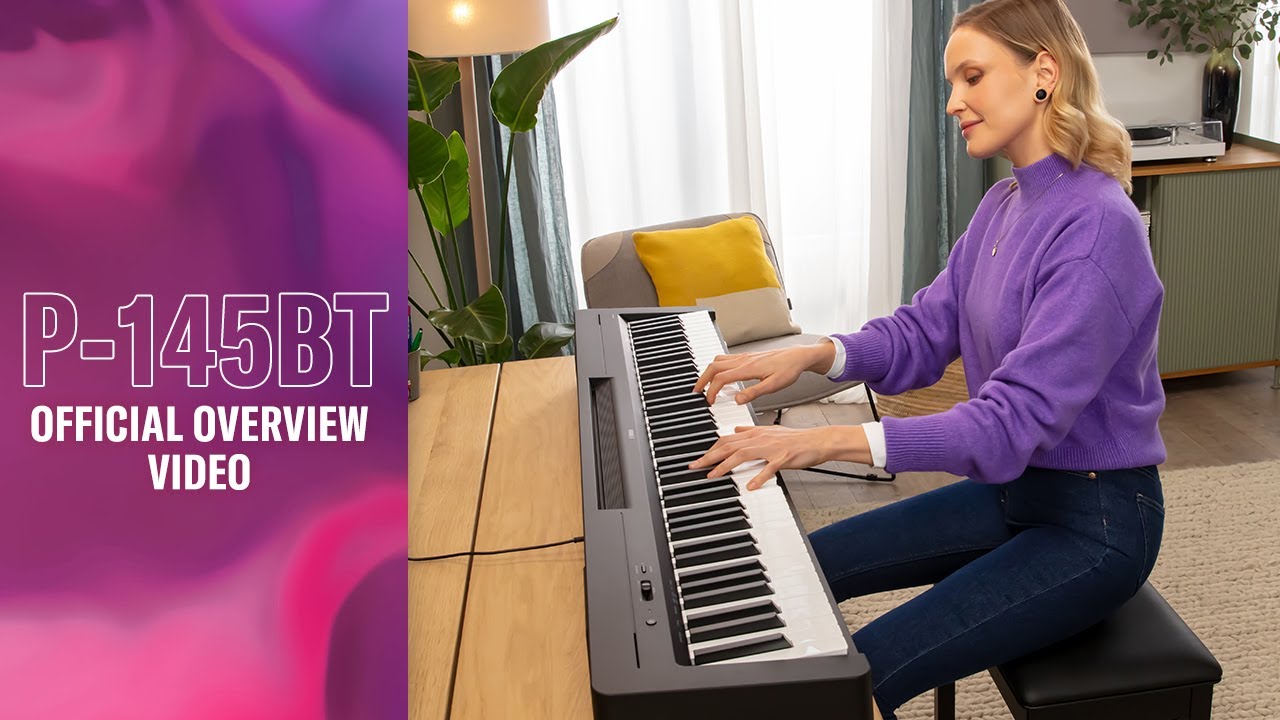 Yamaha P-145BT Black - Video