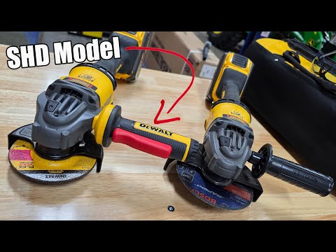 NEW Side Handle Detect?! DEWALT DCG418SHD FlexVolt Dual Switch Angle Grinder