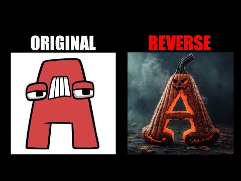 Revese Alphabet Lore But in Pumpkin (A-Z..) | Alphabet Lore Meme Animation - TDC Lore