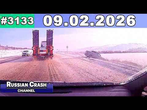 ДТП. Подборка на видеорегистратор за 09.02.2026 Февраль 2026