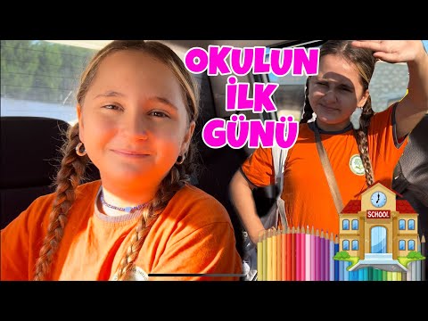 OKULUMDA İLK GÜNÜM !! SABAH RUTİNİ OKULA DÖNÜŞ !!