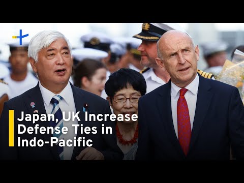 YouTube video thumbnail: Japan, UK Defense Ministers Announce Closer Military Cooperation in Indo-Pacific