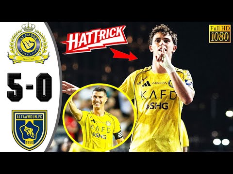 Al Nassr vs Al Taawon 5-0 Highlights & All Goals 2025 🔥 João Félix Hat-Trick thumbnail